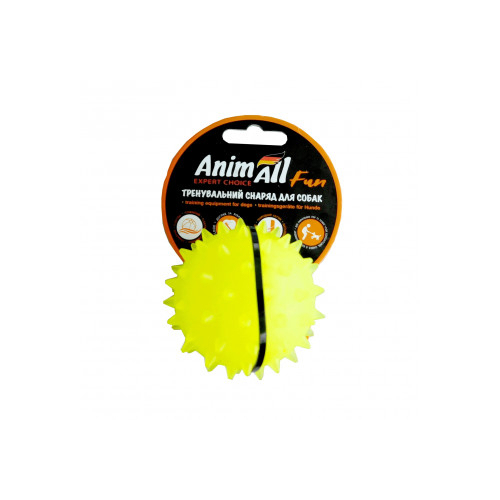AnimAll Fun іграшка м'яч каштан жовтий