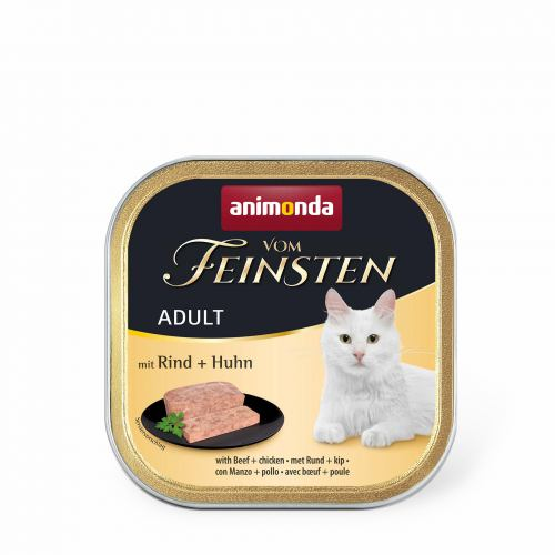 Animonda Vom Feinsten Adult with Beef Chicken консерва для котів з яловичиною та куркою