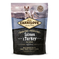 Сухий корм Carnilove DOG Salmon and Turkey для цуценят всіх порід, лосось та індичка, 1,5 кг