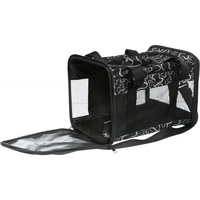 Сумка-переноска Trixie для собак Adrina з поліестеру чорна з кісточками до 7кг 26*27*42см 2889