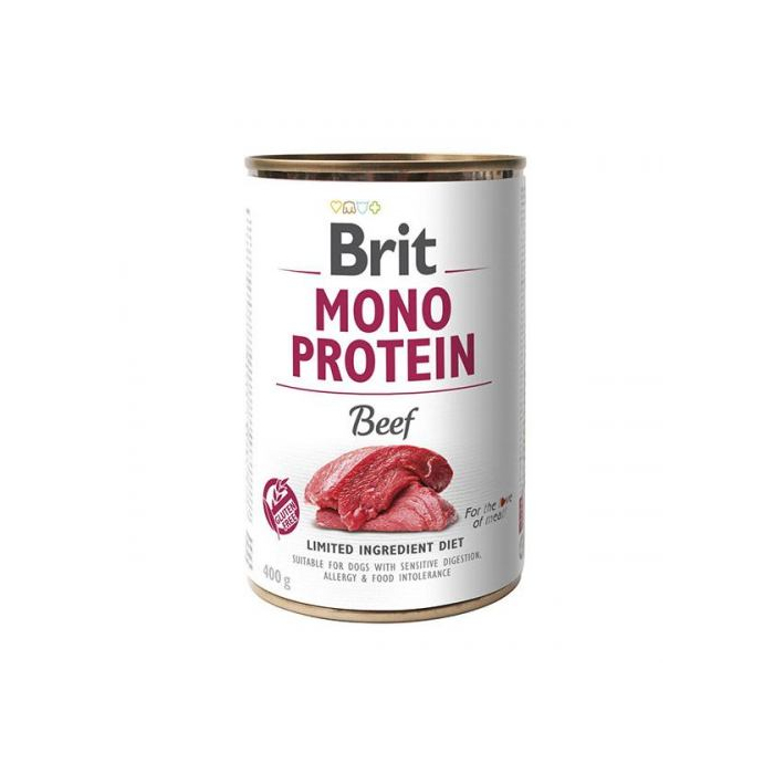 Brit Mono Protein Beef для собак з яловичиною консерва