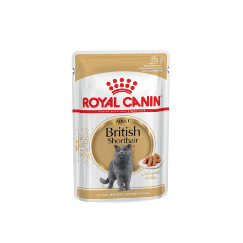 Royal Canin British Shorthair Adult вологий корм у соусі для котів британська короткошерста, пауч 85г 2032001 Royal Canin