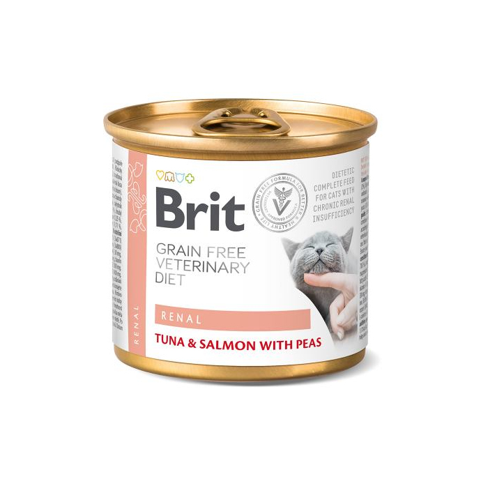 Консерва Brit GF Veterinary Diet Cat Renal 200 g