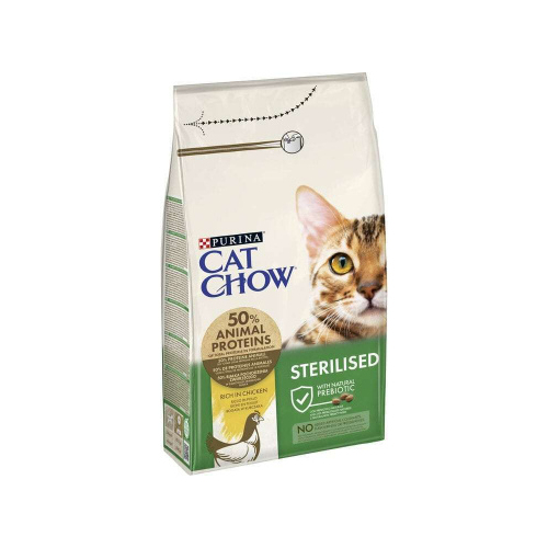 Cat Chow Sterilised для стерилізованих котів з індичкою, сухий корм 1,5кг