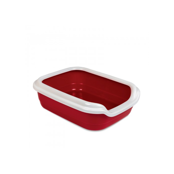 Туалет для котів Comfort бордовий L 49х39х15см