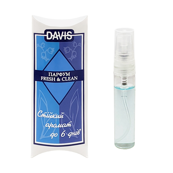 Davis Fresh & Clean спрей парфуми для собак аромат свіжості 5мл