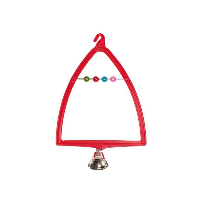 Іграшка Природа для папуг Гойдалка з дзвіночком 12 х 19 см PR240256