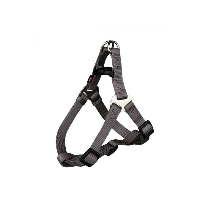 Шлея-петля Trixie Premium нейлон графітова для собак