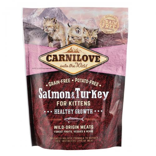 Carnilove CAT Salmon & Turkey Kitten для кошенят лосось та індичка 0,4кг