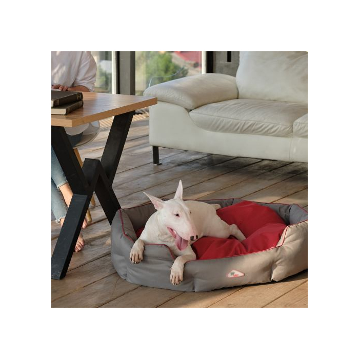 Лежак Pet Fashion Bosphorus сірий для собак 60x53x18см