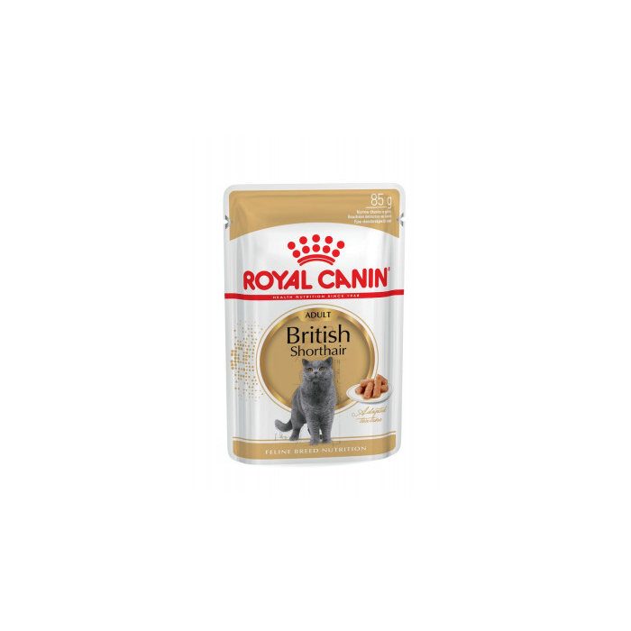 Royal Canin British Shorthair Adult вологий корм у соусі для котів британська короткошерста, пауч 85г 2032001 Royal Canin