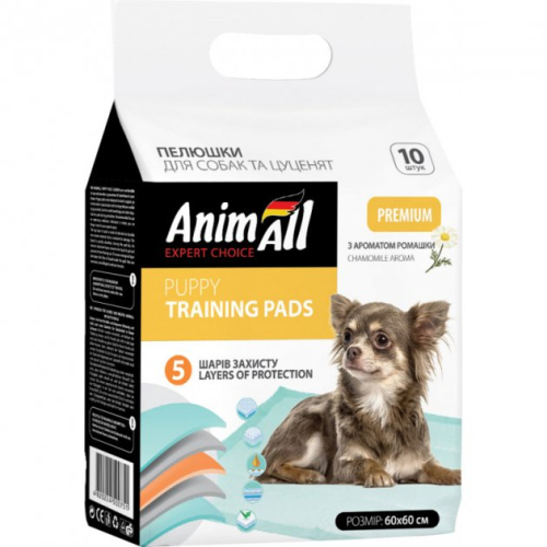 Пелюшки AnimAll Puppy Training Pads з ароматом ромашки