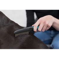 Гребінець Trixie для пошуку бліх та вошей металевий з пластиковою ручкою 21см