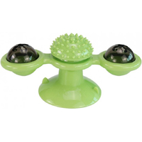 AnimAll CrazZzy Cat інтерактивна іграшка для кота на присосці зелена