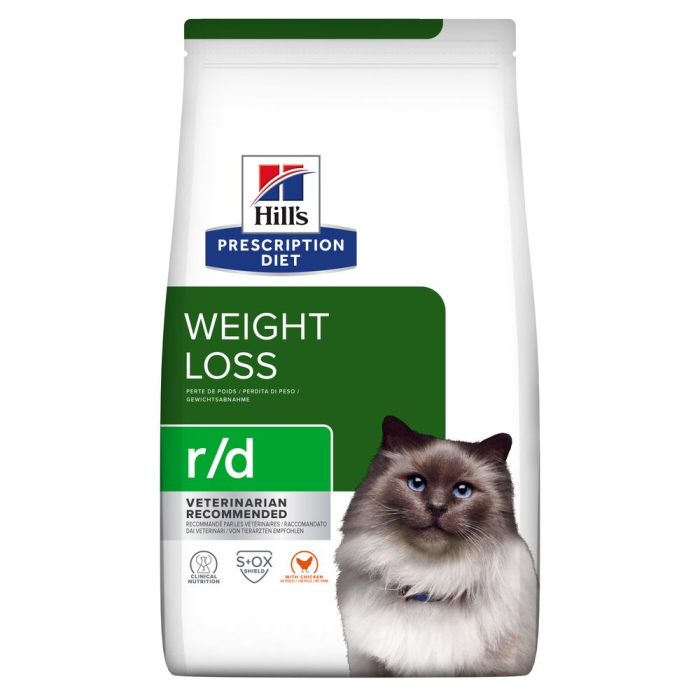 Hill's CAT PD R/D Weight Loss для котів із ожирінням, з куркою