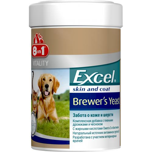 Вітаміни Excel Brewers Yeast  д/соб. и котов  140таб/100ml