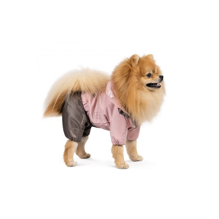 Дощовик Pet Fashion Ariel рожевий для дівчинки розмір M