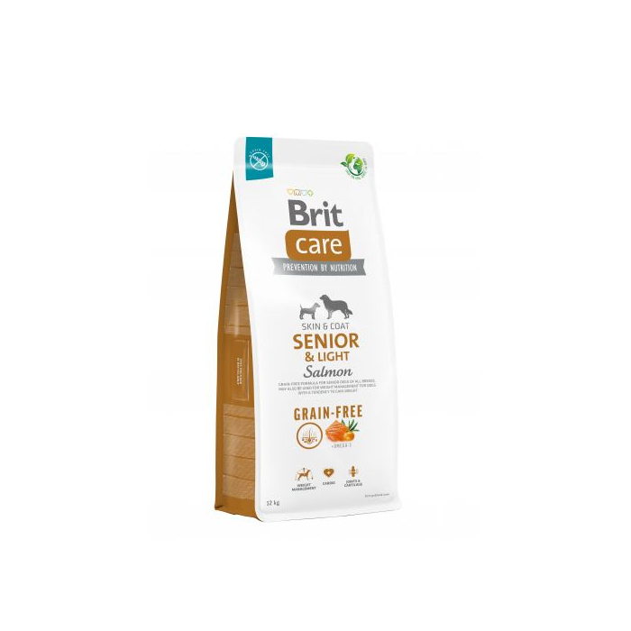 Brit Care DOG Grain-free Senior & Light для старіючих собак, беззерновий з лососем,