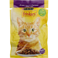 Friskies для котів, шматочки з ягням, пауч 26х85г 2309101100