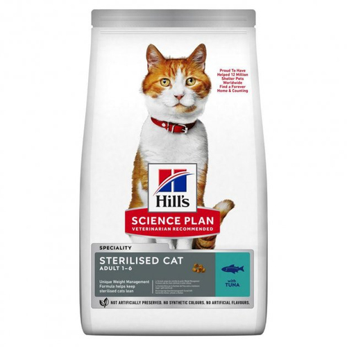 Hill's CAT Science Plan Sterilised Adult Tuna для стерилізованих котів з тунцем 1,5кг