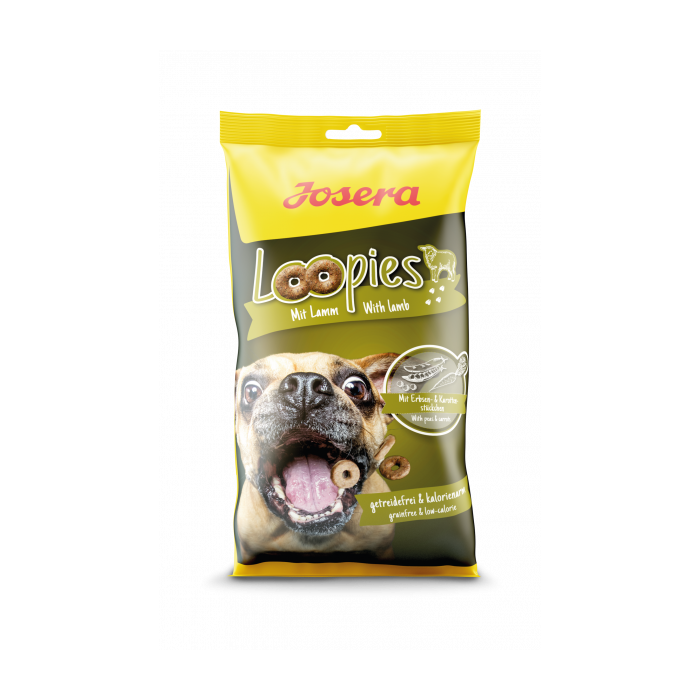 Josera DOG Loopies Lamm ласощі для собак, з ягня,