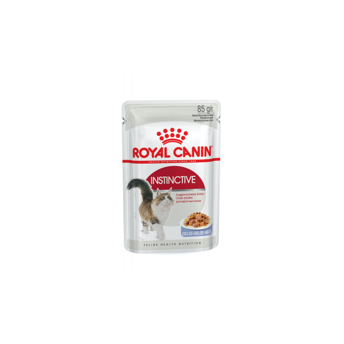 Royal Canin Instinctive wet in jelly 9+3 вологий корм, тонкі шматочки в желе, для дорослих котів, пауч 85г*12шт 11488 Royal Canin