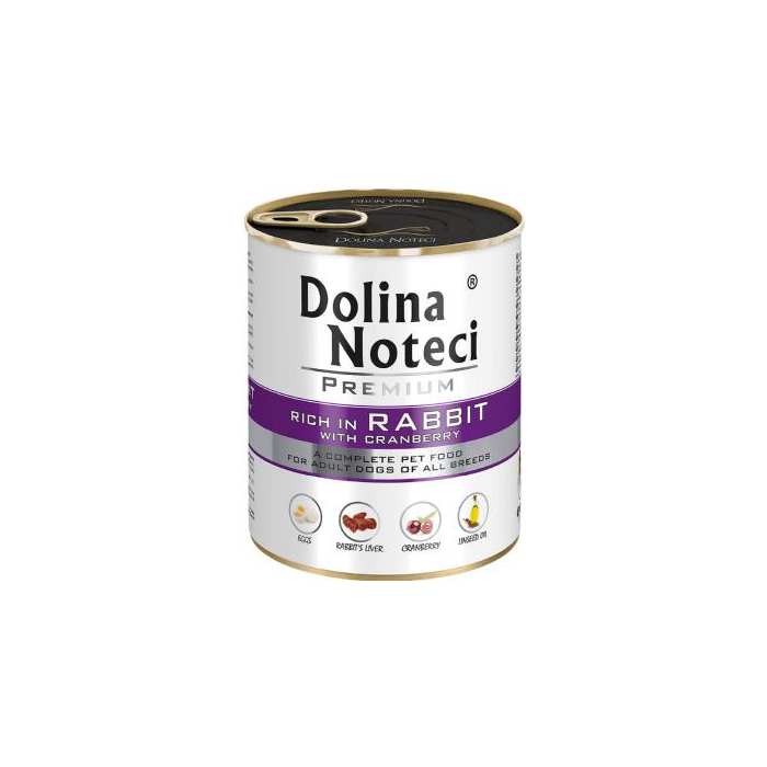 Dolina Noteci Premium Rabbit вологий корм для собак з кроликом та журавлиною