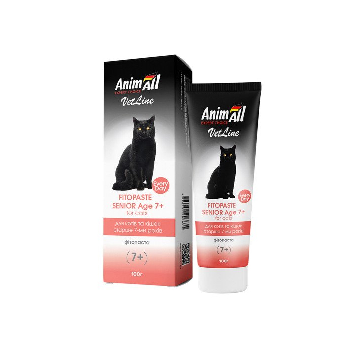 АнимАлл ВетЛайн фитопаста для кошек, старше 7-ми лет, 100 гр (6/Х/Х) 150569