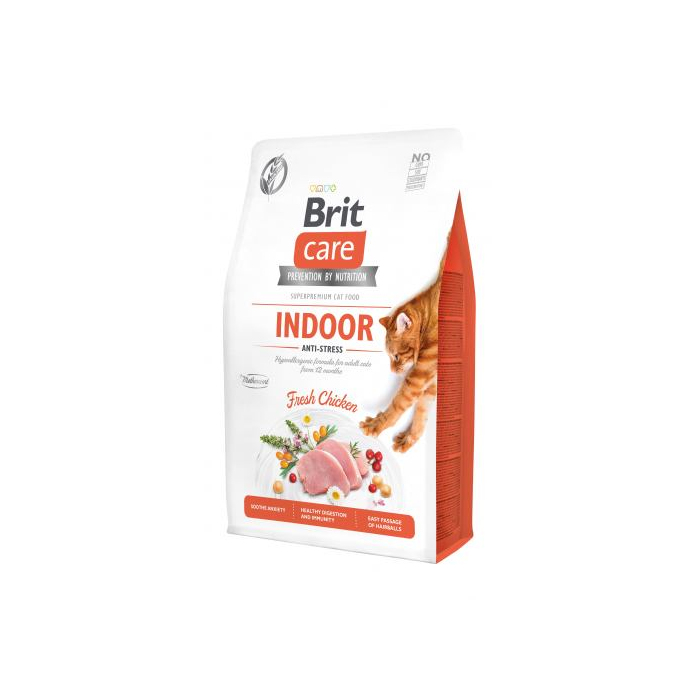 Сухий Корм Brit Care Cat GF Indoor Anti-stress