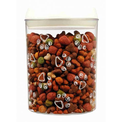 Банка Trixie для корму пластикова прозора біла