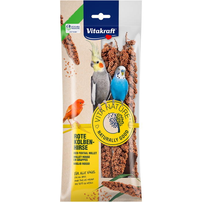 Vitakraft VITA Nature Red Foxtail Millet ласощі для папуг чуміза