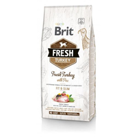 Сухий корм Brit Fresh Turkey Pea Adult для дорослих собак з індичкою та горохом, 12 кг