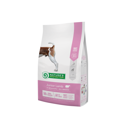Nature's Protection Junior Lamb All breeds для цуценят 7,5кг