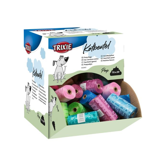 Пакети Trixie для диспенсерів для фекалій, змінні, розмір M, 1х20 шт (ціна за 1шт)