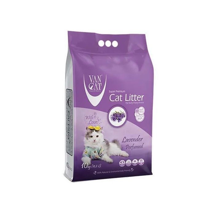 Van Cat Lavender наповнювач бенонітовий для котячого туалету  (12л)