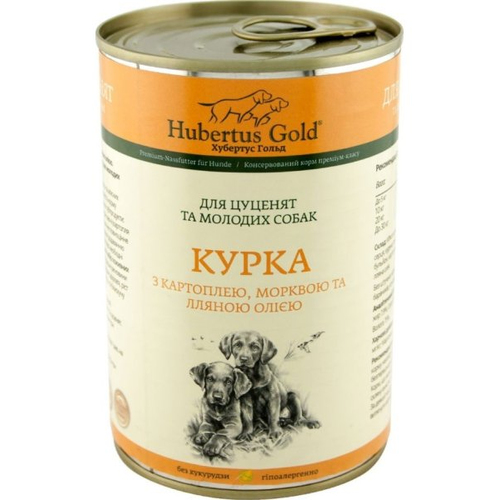 Hubertus Gold Курка з картоплею морквою та лляною олією