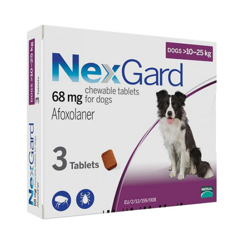 NexGard  1 таблетка для собак від бліх та кліщів