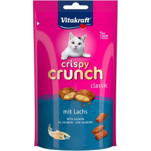 Подушечки д/кішок Crispy Crunch Лосось, 60 г