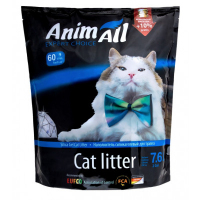 AnimAll Блакитна долина, наповнювач силікагелевий для котячого туалету, 3,8 л