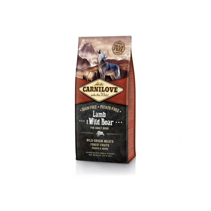 Carnilove DOG Lamb & Wild Boar для дорослих собак всіх порід ягня та кабан