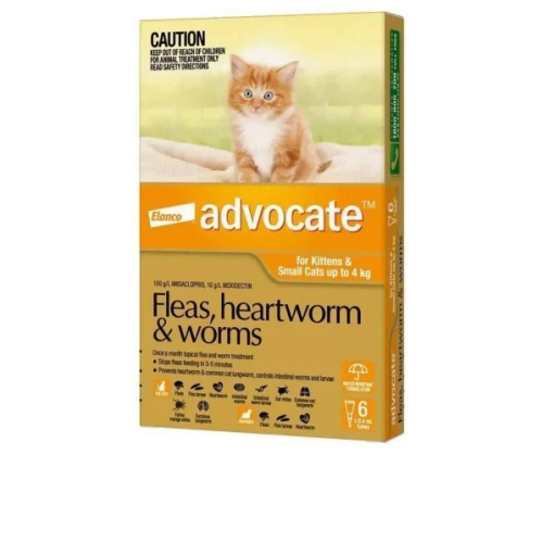 Advocate Elanco для котів до 4кг 1 пипетка