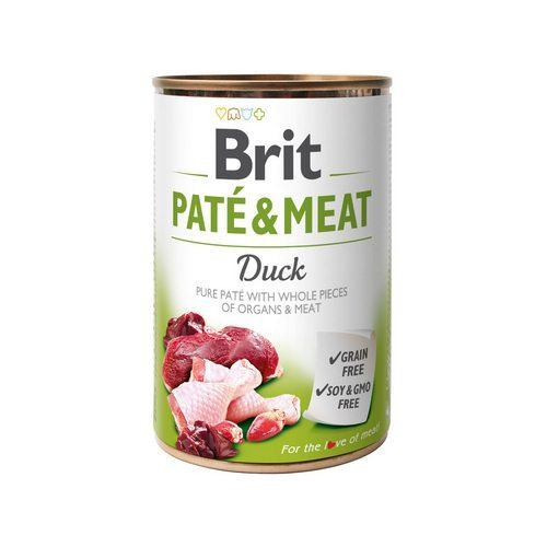 Вологий корм для собак Brit Pate & Meat Duck 400 г Brit Care DOG Brit Pate & Meat Duck  для собак з качкою