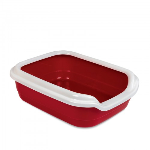 Туалет для котів Comfort бордовий L 49х39х15см