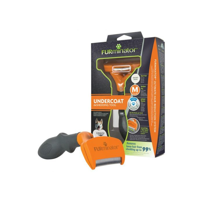Фурмінатор FURminator для собак з короткою шерстю розмір М