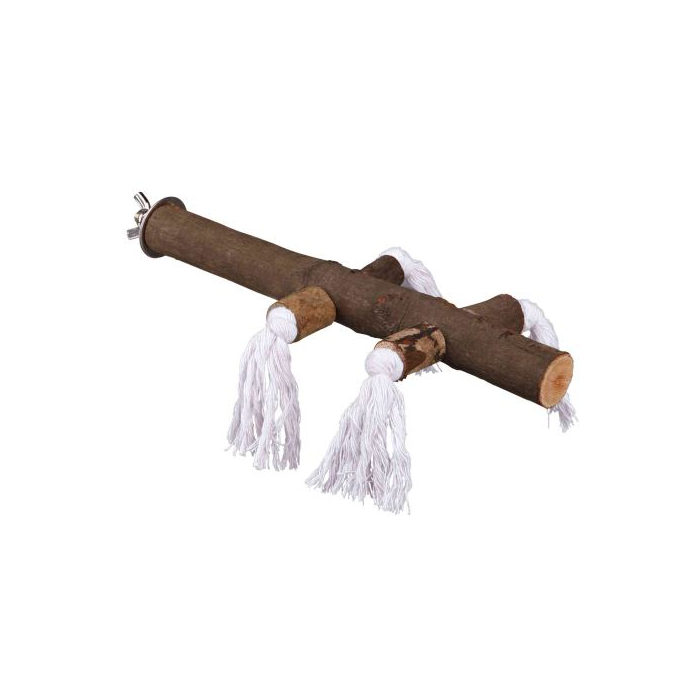 Trixie Жердинка для птахів з мотузкою 25см (дерево)