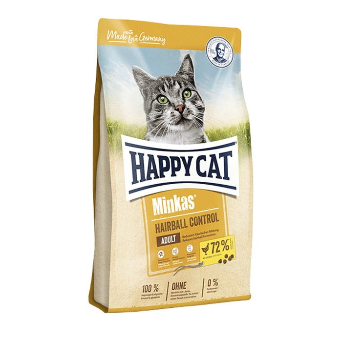 HC Minkas HairbCont Gefl 4kg сухой корм для взрослых кошек с птицей 70417