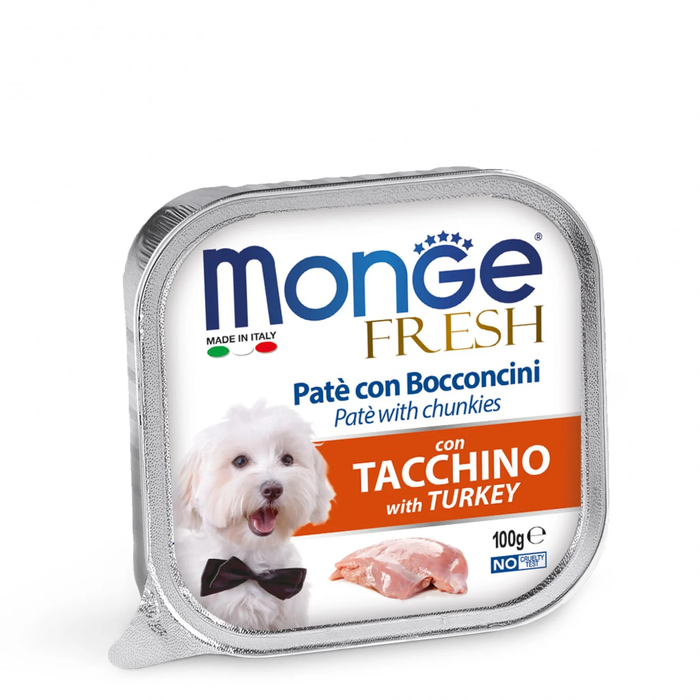 Monge Dog FRESH вологий корм для собак з індички 100г
