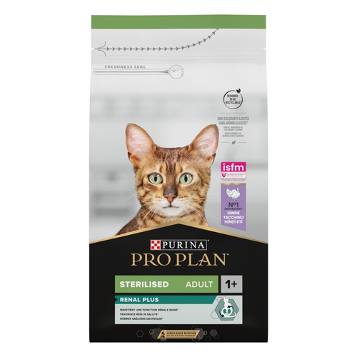 ProPlan Sterilised Adult 1+ Renal Plus Turkey для стерелізованих котів з індичкою