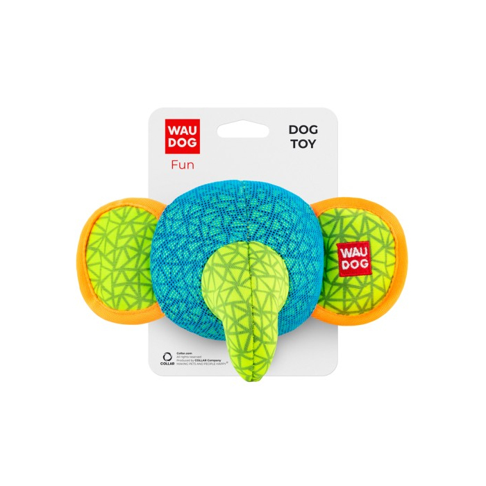 Іграшка для собак WAUDOG Fun, Слон, Ш 20 см, Д 14 см блакитний 62042 Collar