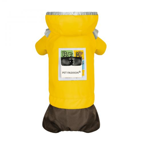 Дощовик Pet Fashion «Elsa» для дівчаток,розмір XS,жовтий
